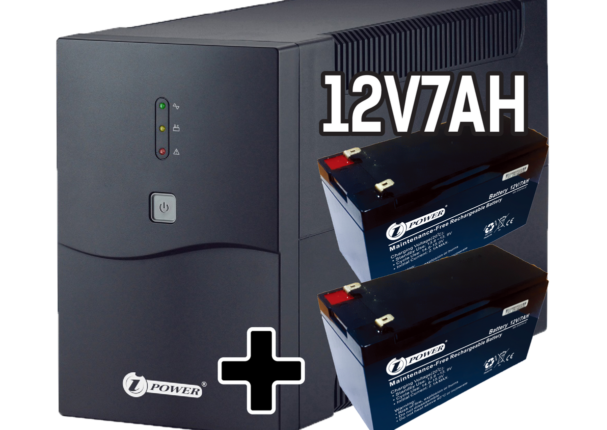 IPOWER Diablo (2000VA) Prise FR - Onduleur Ligne Interactive