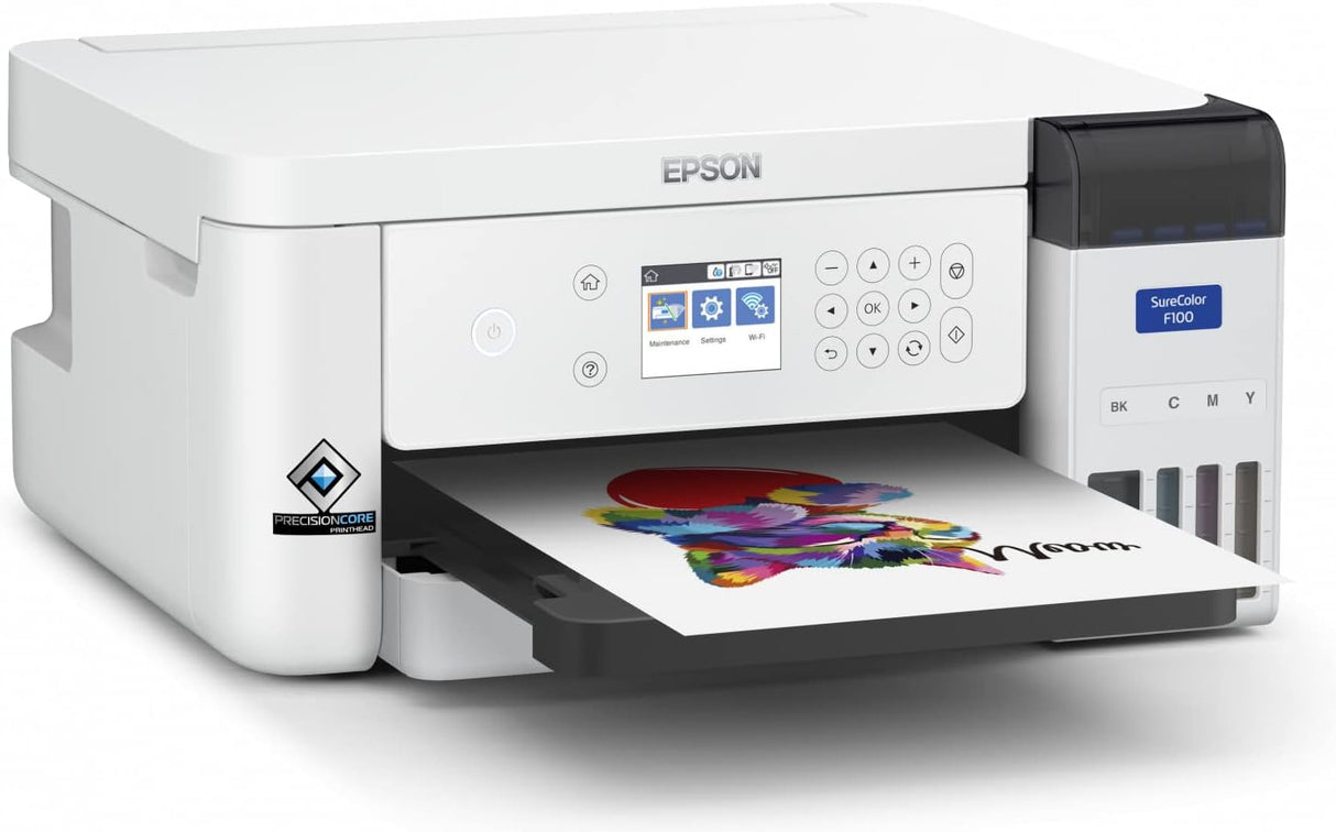 Kit de Sublimation Imprimante EPSON SC-F100 + 100 Feuilles + 4 cartouches