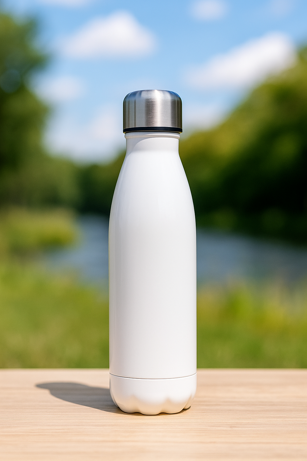 Gourde Isotherme 500ml blanche vierge personnalisable