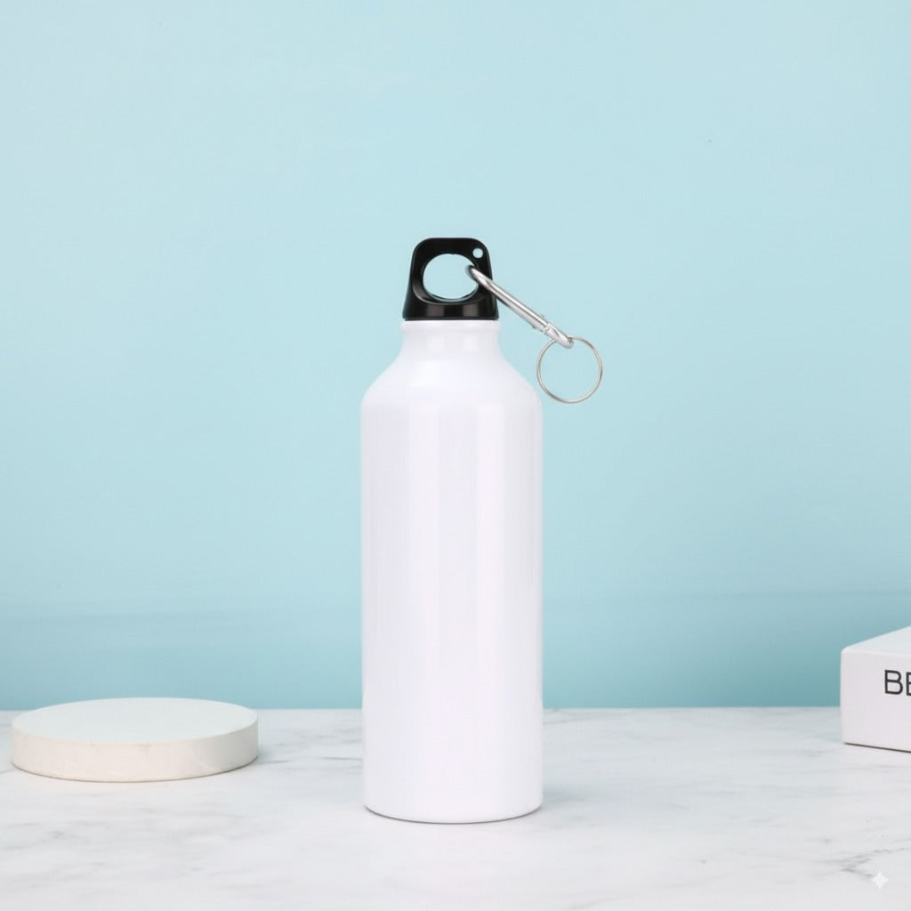 Gourde alu à mousqueton personnalisable