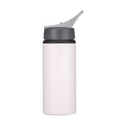 Gourde Aluminium Sublimable avec Paille – 500, 600 ou 750 ml – Blanche | NEXT
