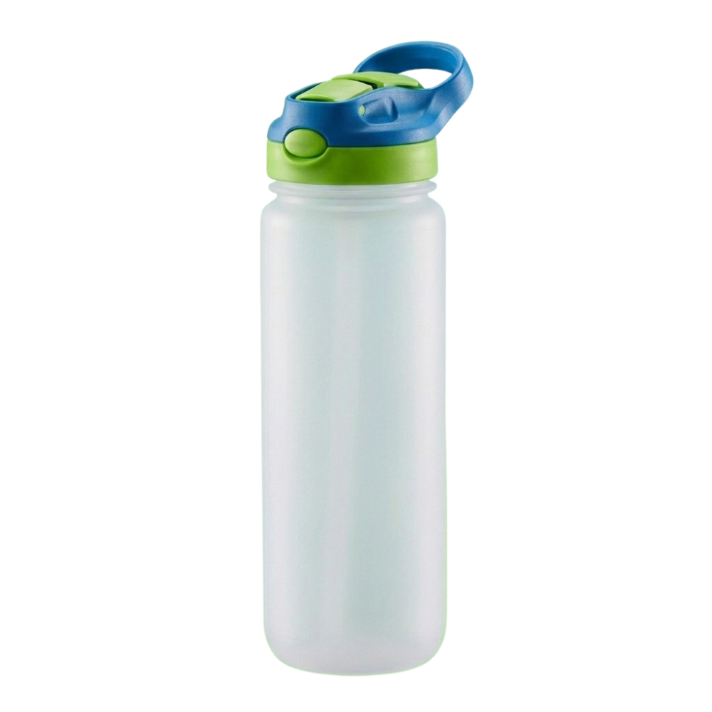 Gourde Isotherme Sublimable avec Paille – Vert & Bleu – Personnalisable | Sodibur