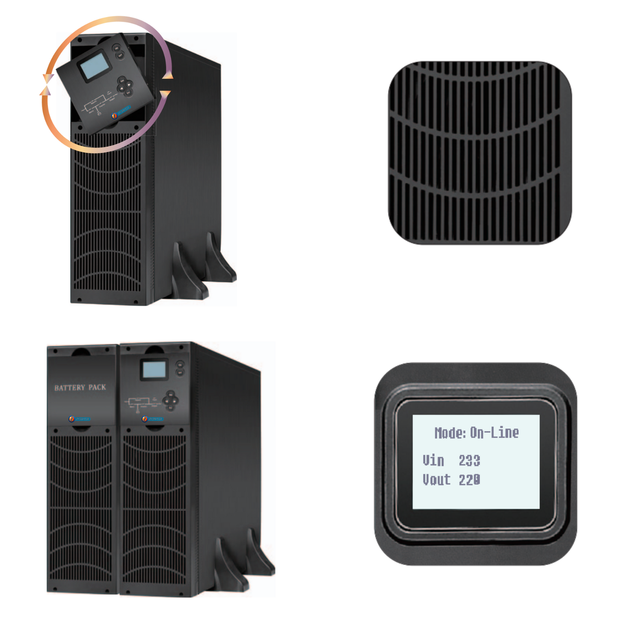 IPOWER Mistral II (6-10KVA) - Onduleur Online Double Conversion Rackable