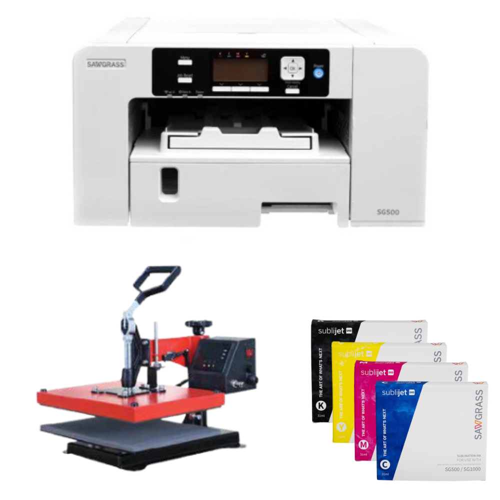 Kit de sublimation - Imprimante SAWGRASS SG-500 + Presse NEXT TS100