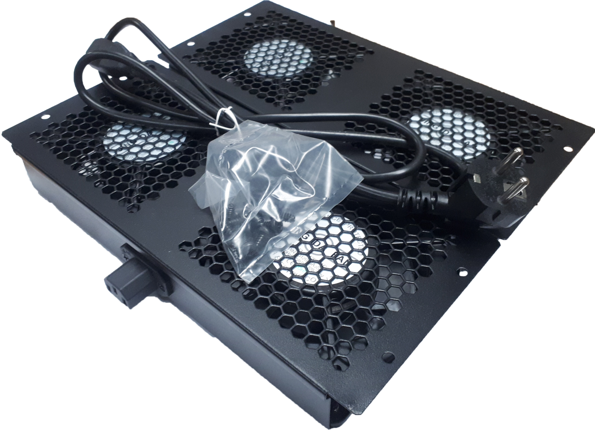 QUADRUPLE VENTILLATEUR POUR BAIE DE BRASSAGE AVEC PRISE FRANCAISE - Série WARHOL