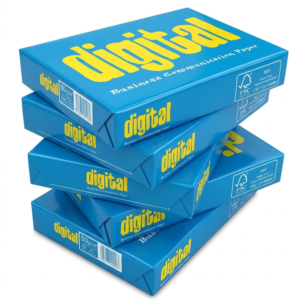 Ramette A4 Blanc 80g – 500 feuilles | Papier d'impression