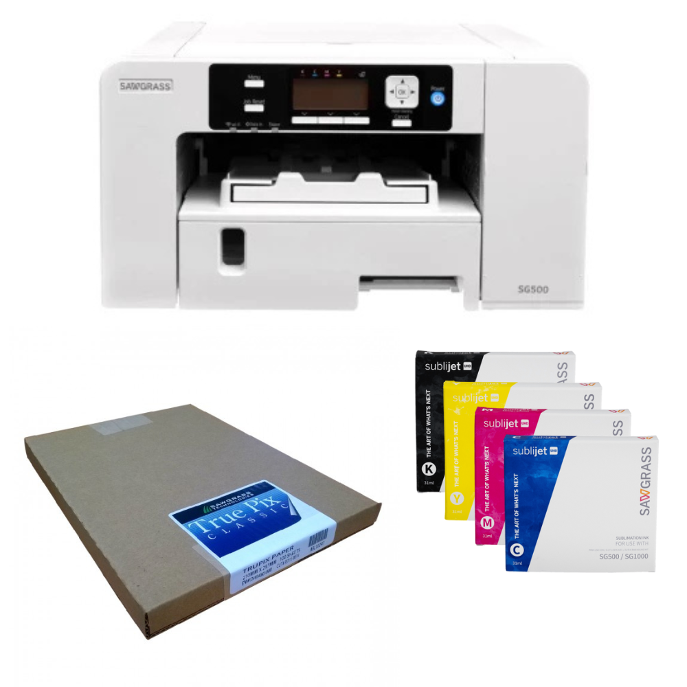 Kit de Sublimation - Imprimante SAWGRASS SG-500 + 100 Feuilles + 4 cartouches