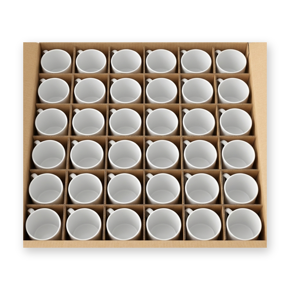 Lot de 36 Mugs Sublimables en Céramique - Personnalisable haute définition | NEXT