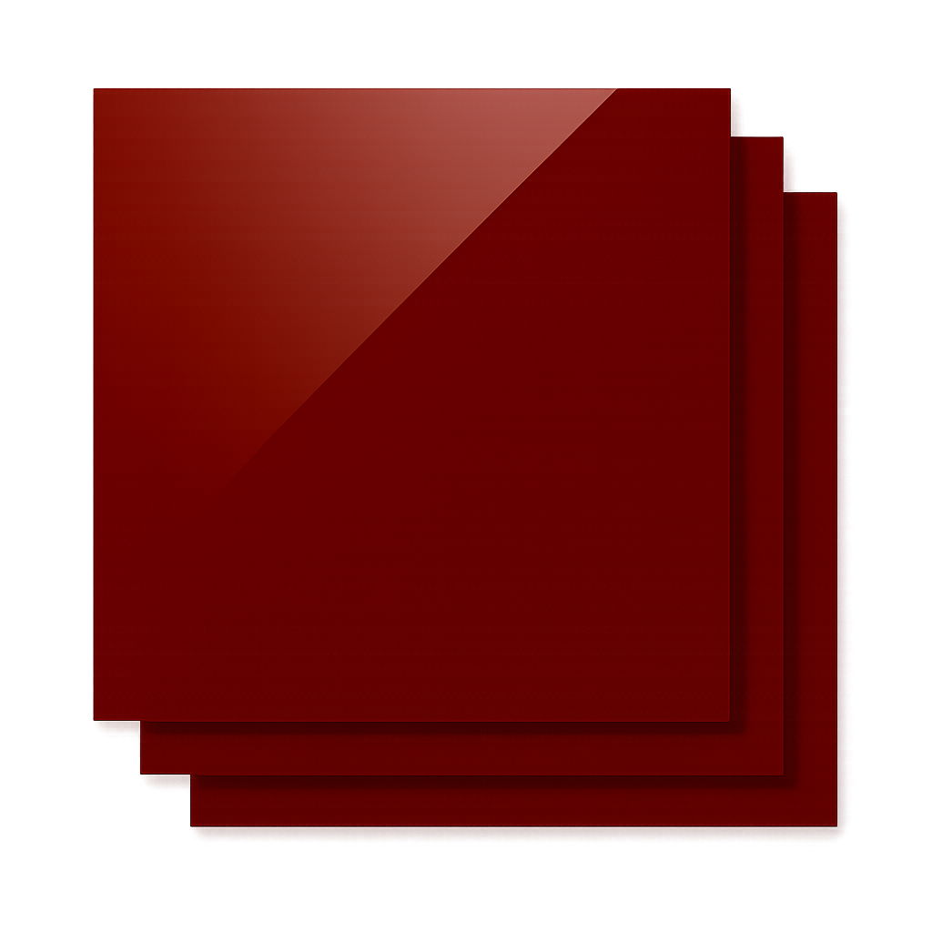 Feuilles Acryliques Opaques Brillantes 300x300x3mm (3 pcs)