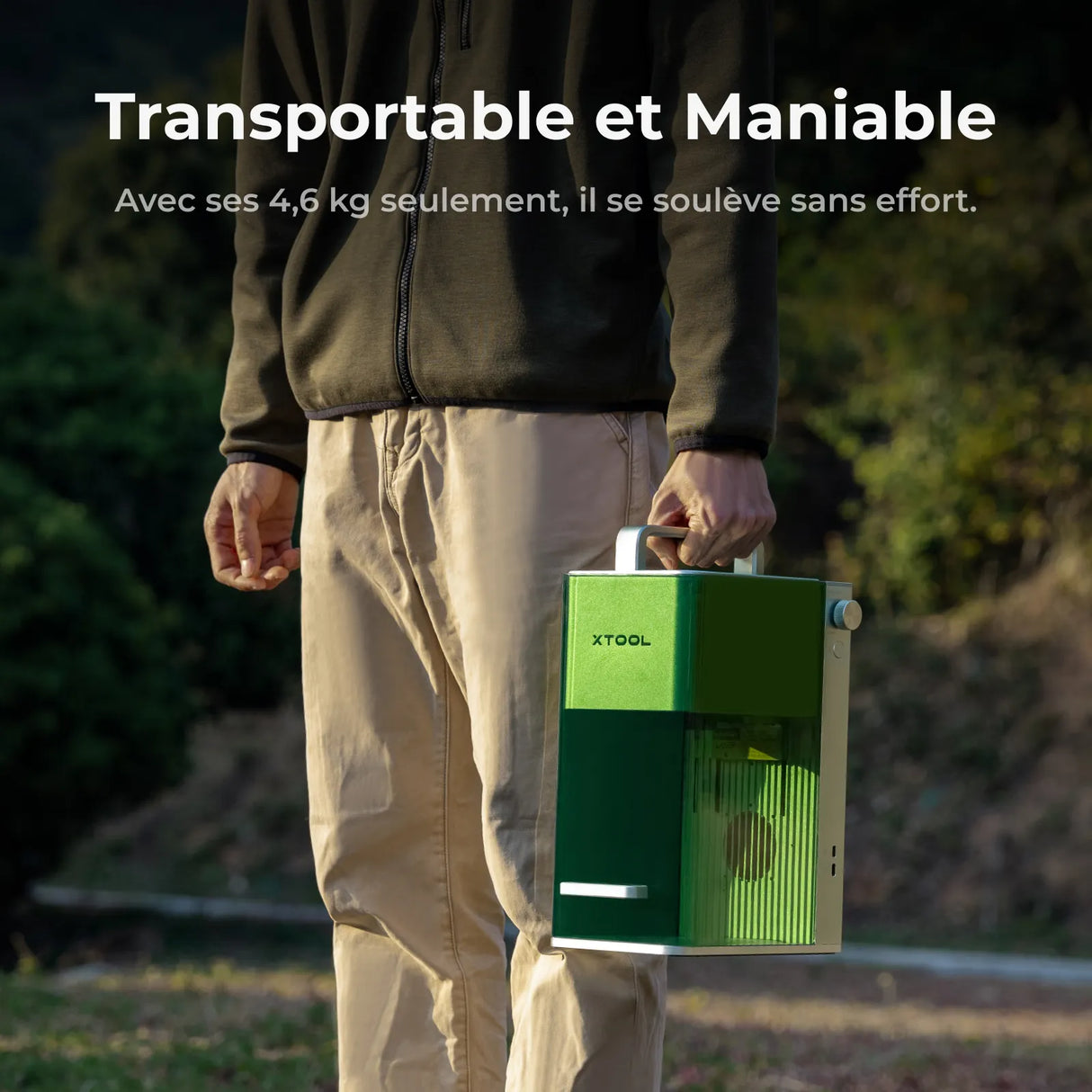 Xtool F1 - Graveur Laser Portable à Diode 10W + LR 2W et Haute Vitesse