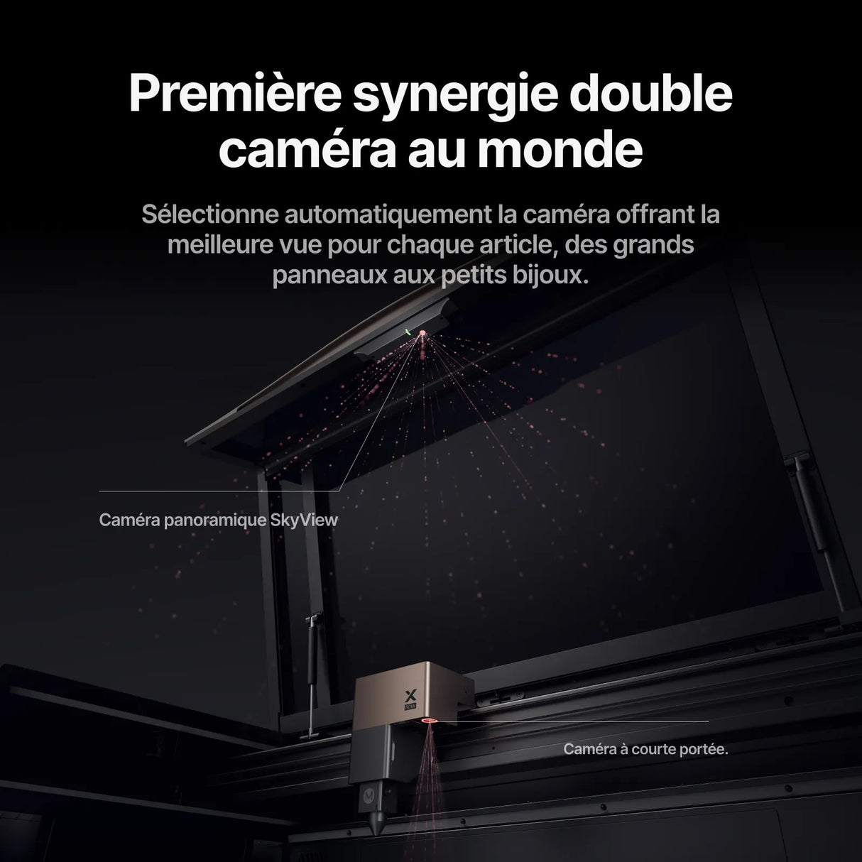 xTool P3 – Découpeur laser CO2 80 W avec Automatisation Intelligente