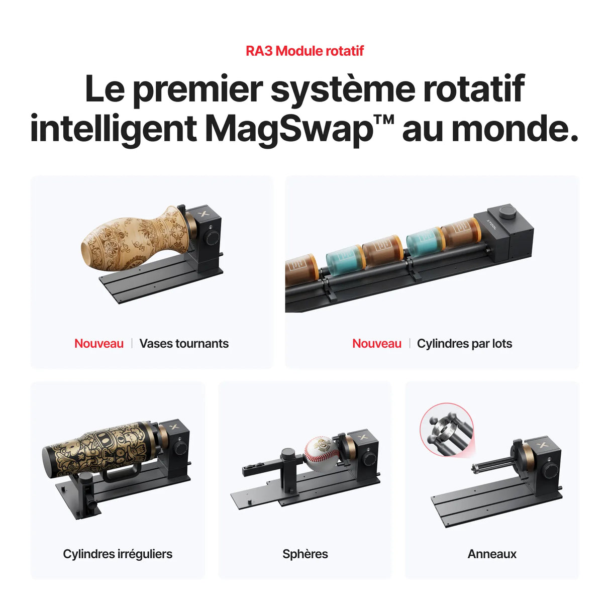 xTool P3 – Découpeur laser CO2 80 W avec Automatisation Intelligente