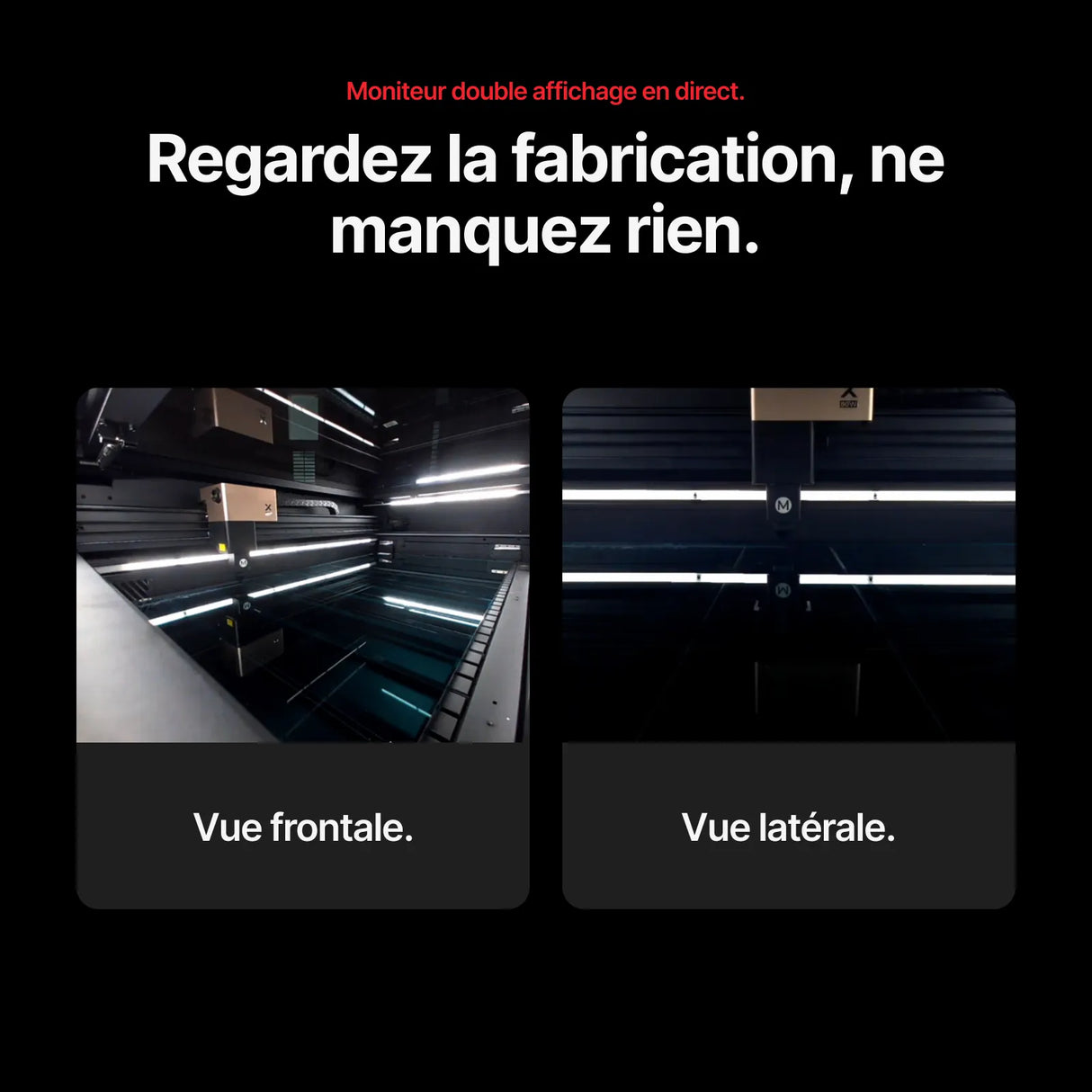 xTool P3 – Découpeur laser CO2 80 W avec Automatisation Intelligente