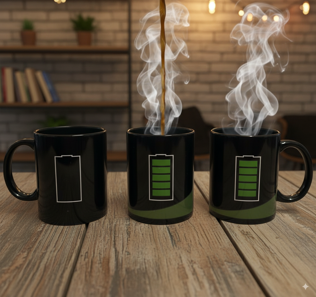 Mug Magique Noir - SODIBUR - Pré-imprimé - Austin