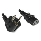 Câble d’alimentation prise FR Schuko mâle vers IEC C13 – 1,5 m