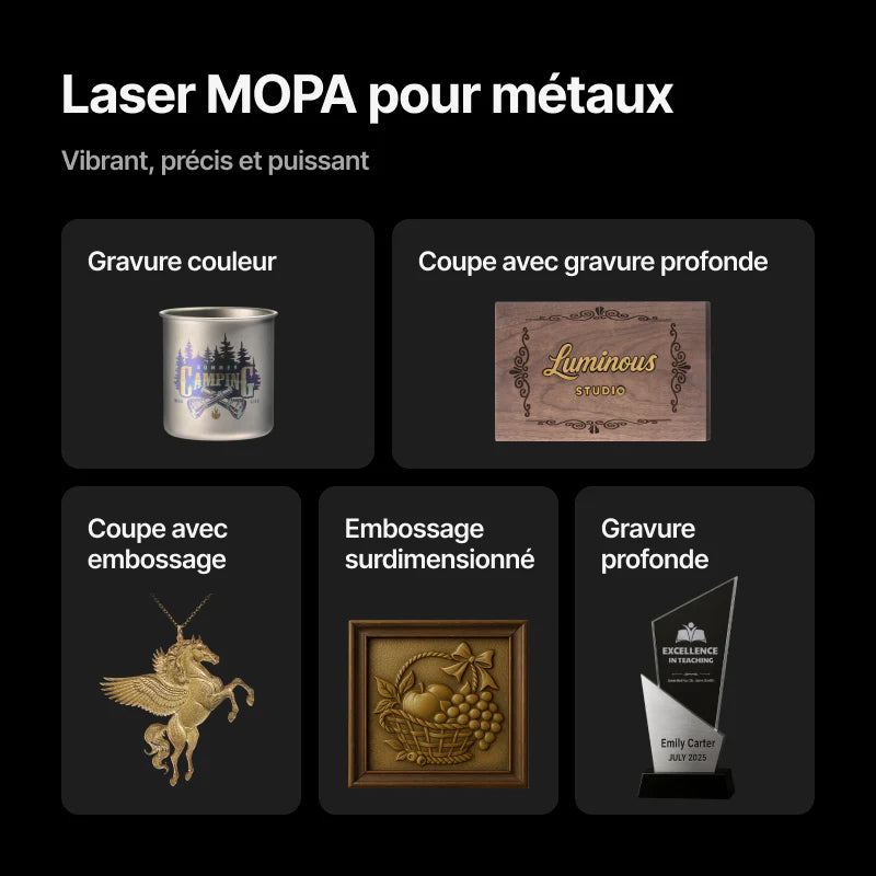 xTool F2 Ultra – Graveur Laser MOPA 60W (Option Double Laser - Diode 40W)