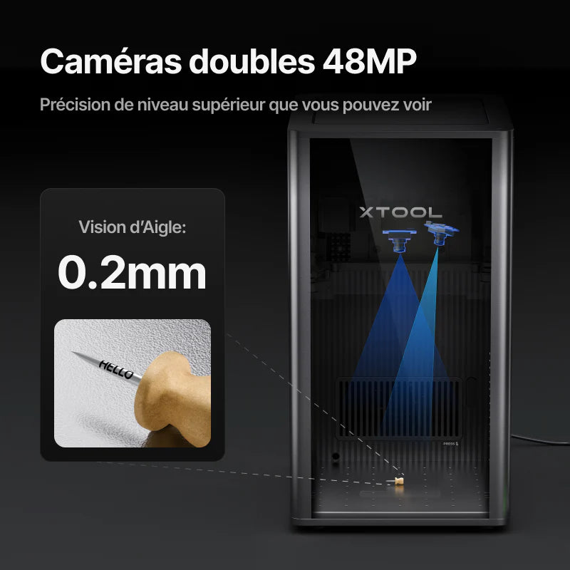 xTool F2 Ultra – Graveur Laser MOPA 60W (Option Double Laser - Diode 40W)