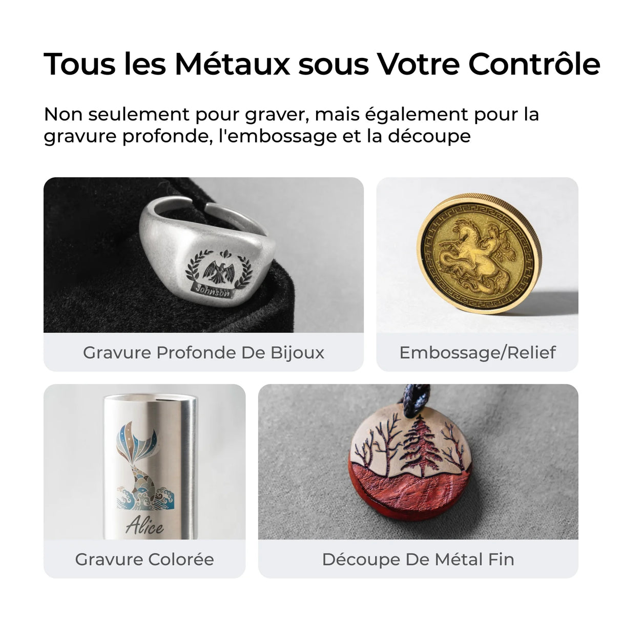 xTool F1 Ultra - Graveur Laser Double Fibre et Diode 20W