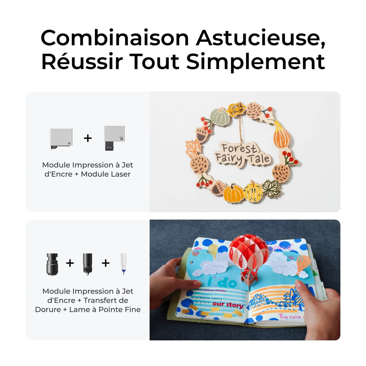 xTool M1 Ultra - Machine Artisanale 4-en-1 (20W)