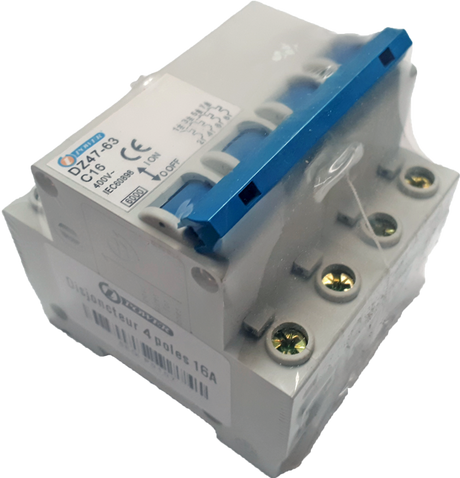 Disjoncteur magnétothermique 2 ou 4 pôles – 16A à 95A | iPower