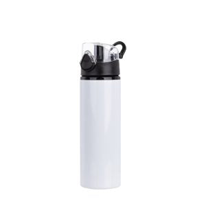 Bouteille Aluminium Sublimable San Francisco avec Mousqueton – 600ml ou 750ml – Blanc ou Argent | NEXT