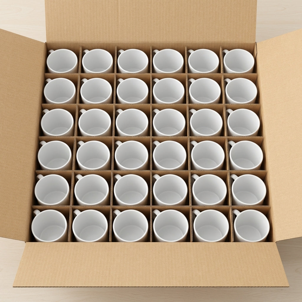 Mug Céramique à Sublimer (lot de 36)