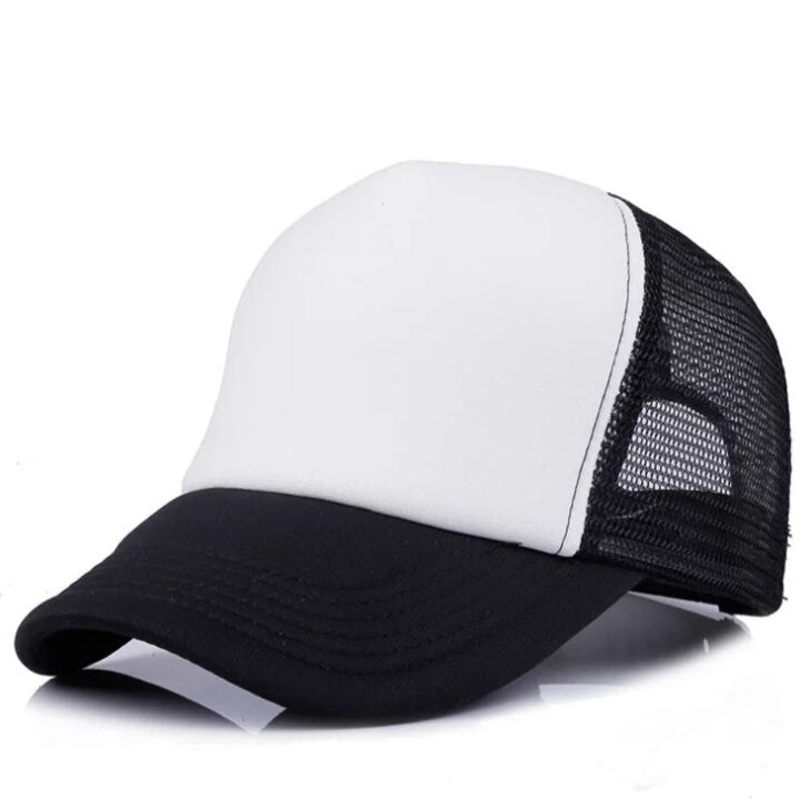 Casquette bicolore Crossfire en polyester – Sublimable à personnaliser