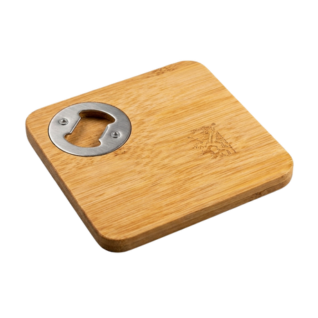 décapsuleur sous-verre bambou naturel gravure personnalisable 