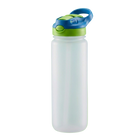 Gourde Isotherme Sublimable avec Paille – Vert & Bleu – Personnalisable | Sodibur