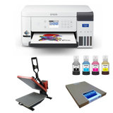 Kit de sublimation Imprimante A4 EPSON SC-F100 + Presse NEXT TP-100 + 100 Feuilles + Encres