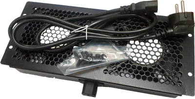 Module double ventilateur 19" 1U avec prise française – Série WARHOL | iPower