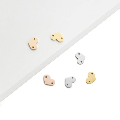 Pendentifs à Graver en Metal Doré, Argenté et Rose Doré (Lot de 30 pcs)