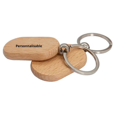 porte clés bois personnalisable 