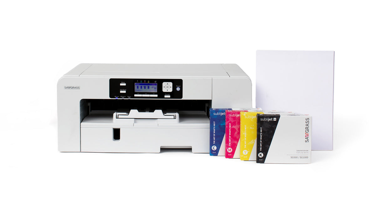 Imprimante de Sublimation Sawgrass SG1000 + 100 Feuilles + 4 cartouches