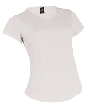 Tee Shirt Dry Skin lady Col V Sublimable Blanc