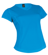 Tee Shirt Dry Skin lady Col V Sublimable Turquoise