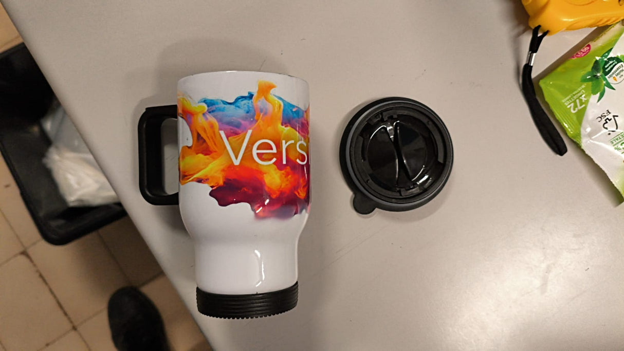 Thermos mug voiture with white box