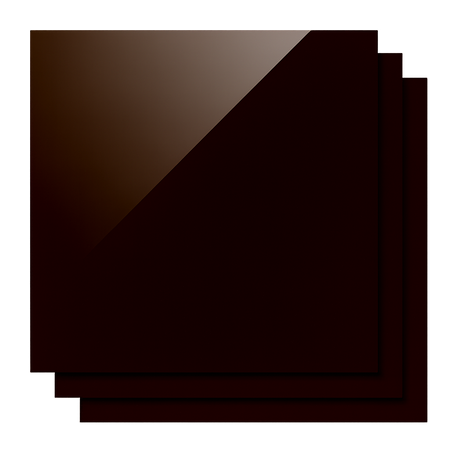 Feuilles Acryliques Opaques Brillantes 300x300x3mm (3 pcs)