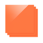 Feuilles Acryliques Opaques Brillantes 300x300x3mm (3 pcs)