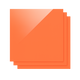 Feuilles Acryliques Opaques Brillantes 300x300x3mm (3 pcs)