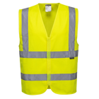 Gilet Jaune Haute Visibilité Sublimable – Bandes Réfléchissantes – M, L, XL – Personnalisable | Sodibur