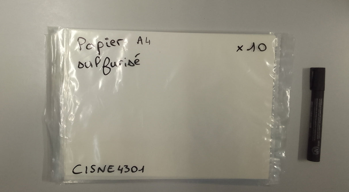 Papier Sulfurisé pour Sublimation & Flex Thermique A4 – Paquet de 10 | Next