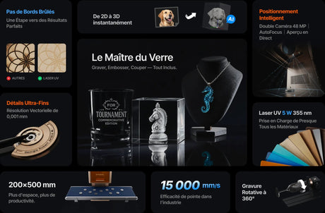 xTool F2 Ultra – Graveur Laser UV 5W Haute Précision