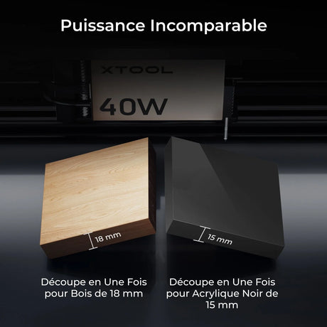 xTool S1 - Découpeur Laser à Diode Fermé (20W - 40W)